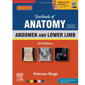 9788131262474, Textbook of Anatomy: Abdomen and Lower Limb, Vol 2, 3rd Updated Edition, Singh (Author), Elsevier, Paperback, English, Worldwide