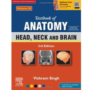 9788131262498, Textbook of Anatomy: Head, Neck and Brain, Vol III, 4e, Singh (Author), Elsevier Health Science, Paperback, English, Worldwide