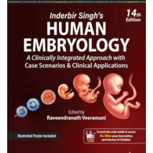 9789356967489, Inderbir Singh's Human Embryology, Veeramani Raveendranath, Jaypee Brothers Medical Publishers, Paperback, English, Worldwide