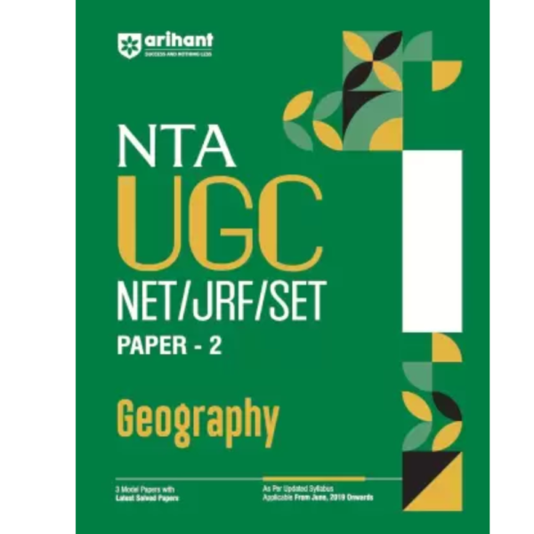 9789364370950, Arihant NTA UGC NET/ JRF/ SET PAPER-2 Geography | As per updated syllabus | 3 Model Papers with latest solved papers, Vivek Sharma, Deepika Singh, Arihant Publications India Limited, Paperback, English, Worldwide