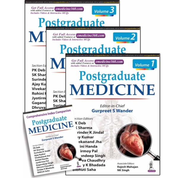 9789390595464, Postgraduate Medicine (3 Vol. Set), Gurpreet S Wander (Author), Jaypee Brothers Medical Publishers, Hardcover, English, Worldwide